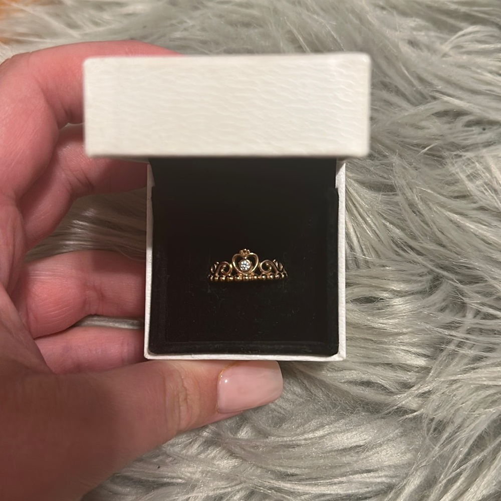 Princess Tiara Crown Ring